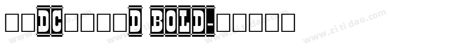 文鼎DC香蕉人体D Bold字体转换